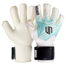 GKUNIONKOREA Union MG 智能槍擊守門員手套雙手佩戴套裝, 藍海岸, 1套