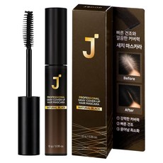 제이숲 프로페셔널 커버업 새치 마스카라 10g, 내추럴 블랙, 1개