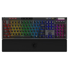 MSI 微星 STRIKE PRO WIRELESS SILENT TC 無線鍵盤, 黑色, MSI1140, 凱華 Midnight Pro 靜音段落軸