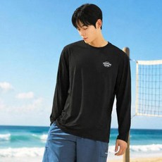 헤링본 루즈핏 래쉬가드 상의 수영복 RJ408