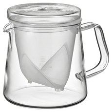 하리오 Tea Pot V, 투명, 1개, 450ml 투명, 1개, 450ml