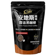 Cai Coffee 采成咖啡 安地斯風味即溶黑咖啡, 150g, 16個, 1個裝