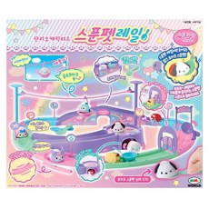 MIMI WORLD 三麗鷗明星 湯匙寵物軌道, 1個, 混合色, 29cm