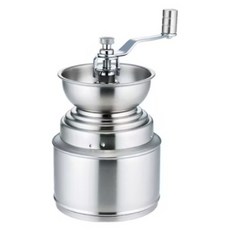 SALUS 佐藤金屬 Popolo 手搖磨豆器, 銀色, 1個, 120ml