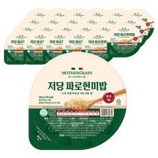 뉴프라이스 마더그레인 저당 파로현미밥, 24개, 130g