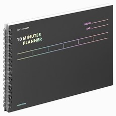 모트모트 텐미닛 플래너 16WEEKS, 다크호스, 1개