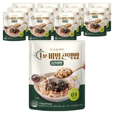 오늘부터 1분 비빔곤약밥 김간장맛, 12개, 110g