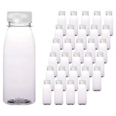 圓形飲料PET瓶 白色瓶蓋, 45個, 200ml