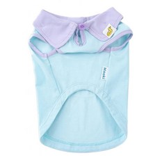 Mooki Pet 熒光小鴨子背心 貓狗通用, 藍色, 1個