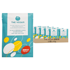 THE VEGAN 樂維根 經典植物優蛋白粉 隨身包 黑糖奶茶, 40g, 10個