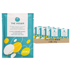 THE VEGAN 樂維根 經典植物優蛋白粉 隨身包 茉莉綠茶, 40g, 10個