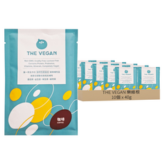 THE VEGAN 樂維根 經典植物優蛋白粉 隨身包 咖啡, 40g, 10個