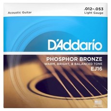 D'Addario 木吉他弦, EJ16, 單一顏色, 1個
