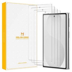 모란카노 플래쉬 강화유리 휴대폰 액정보호필름 4p 세트, 1세트