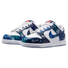 NIKE 耐吉 x LEGO 聯名兒童款 Dunk Low COLLECTION 閃電印花復古休閒鞋 IM1448-100