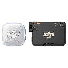 DJI 大疆創新 無線麥克風 通用版 1v1 四發一收 超輕巧, 白色, DJI MIC MINI 2S