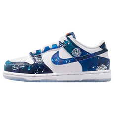 NIKE 耐吉 x LEGO 聯名兒童款 Dunk Low COLLECTION 閃電印花復古休閒鞋 IM1448-100