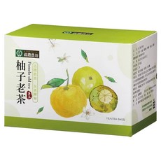 蔴鑽農坊 柚子老茶, 3g, 1箱, 15個裝