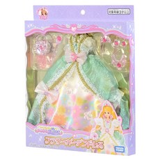 TAKARA TOMY Licca 莉卡娃娃 亮彩公主夢幻花園禮服組 LA17676, 混和顏色, 1個