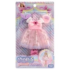 TAKARA TOMY Licca 莉卡娃娃 衣服夢幻粉彩甜蜜化妝品洋裝組 LA17288, 混和顏色, 1個