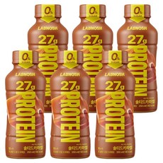 랩노쉬 프로틴 드링크 솔티드카라멜, 6개, 350ml