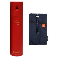 中保防災科技 家庭防護組 滅火噴 + 防焰束口袋 ZB-03-21 + ZB-01-24 附提袋, 法拉利紅 + 深海藍, 1套