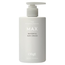 OBgE 台灣公司貨 水漾MAX清爽防曬乳, 1件, 300ml