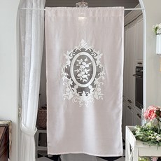 MaMaison 로얄 메달리온 주방 포인트 작은창 가리개 커튼 CBMJ8