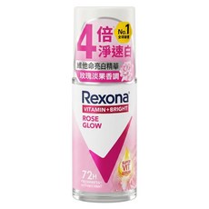 Rexona 蕊娜 台灣公司貨 蕊娜制汗爽身香體露 完美透亮玫瑰, 1個, 45ml