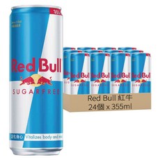 Red Bull 紅牛 無糖能量飲料, 24個裝, 355ml