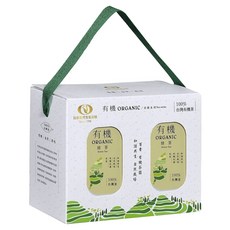 百香自然生態茶園 有機禮盒 綠茶 半球形, 120g, 1套, 2個裝