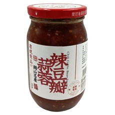 CHEER BEAN 志斌食品 岡山正宗蒜蓉辣豆瓣醬 五辛素, 460g, 1個