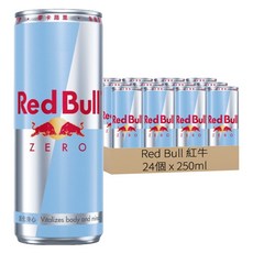 Red Bull 紅牛 零卡能量飲料, 24個裝, 250ml
