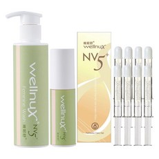 WellnuX 維妮舒 NV5+ 擺脫困擾輕鬆組 原液芬露30ml + 浴潔露150ml + 舒芙菁華凝膠8入裝, 1組