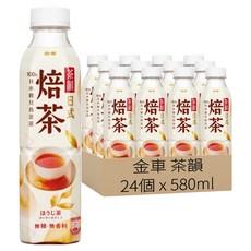金車 茶韻 日式焙茶 無糖, 24個, 580ml