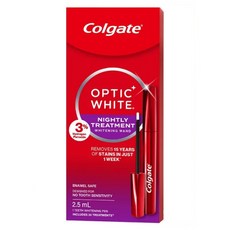 Colgate 高露潔 OPTIC WHITE 光感白 3% 夜間牙齒美白精華 牙齒美白筆, 1個, 2.5ml