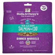 Stella&Chewy's 貓貓主食凍乾, 99g, 1個, 鮭魚