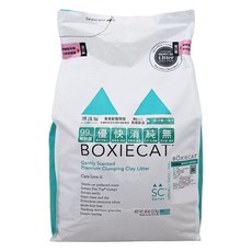 BOXIECAT 博識貓 綠芬黏土凝結貓砂 28LB, 12.7kg, 1包, 無香味