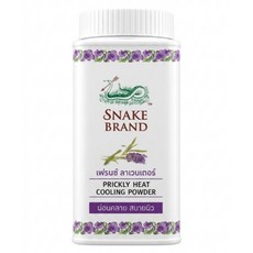 SNAKE BRAND 蛇牌 爽身粉 薰衣草香, 50g, 1個