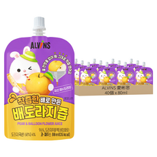 ALVINS 愛彬思 水梨桔梗汁, 40個裝, 80ml