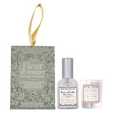 DURANCE 朵昂思 盛開橙花香氛好眠組 節慶版D 含枕頭香水50ml + 香氛蠟燭30g, 1套