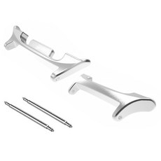 아이티스타일 갤럭시워치 스트랩 연결 어댑터 20mm, 실버, 1개