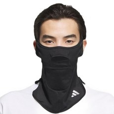 아디다스 페이스커버 쿨 러닝 골프 마스크 HT5742, 블랙, 1개