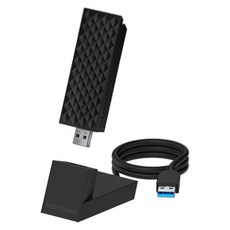 NETGEAR NIGHTHAWK 夜鷹 美國網件 三頻 WiFi 7 USB3.0 無線網卡, 黑色, 1個, A9000