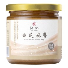 GENG YUAN 耕沅 低溫石磨白芝麻醬, 200g, 1個