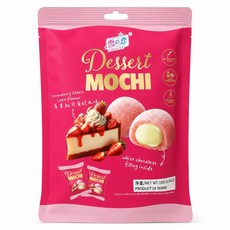 YUKI&LOVE 雪之戀 點心麻糬 草莓起司蛋糕風味, 180g, 1個