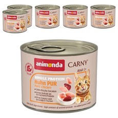 CARNY 主食貓罐, 200g, 6個, 雞