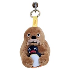 핑구 바다코끼리 인형 가방고리 10cm, 혼합색상, 1개