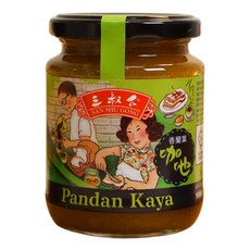 三叔公 咖椰醬 香蘭葉風味, 240g, 1個