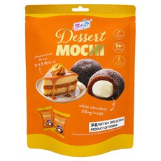 YUKI&LOVE 雪之戀 DESSERTT MOCHI 點心麻糬 鹽味焦糖風味, 180g, 1個
